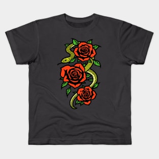 Serpent and Rose Kids T-Shirt